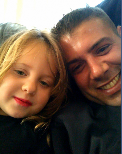 Gabbie and Daddy