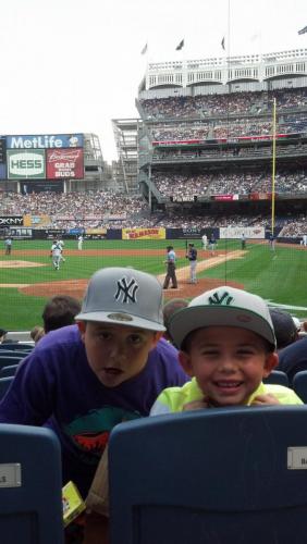 Check out these seats, Yankee Game!